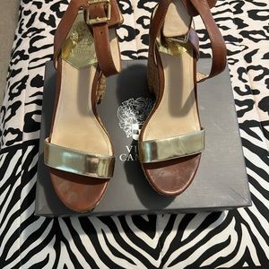 Hardly worn Vince Camino platform sandals